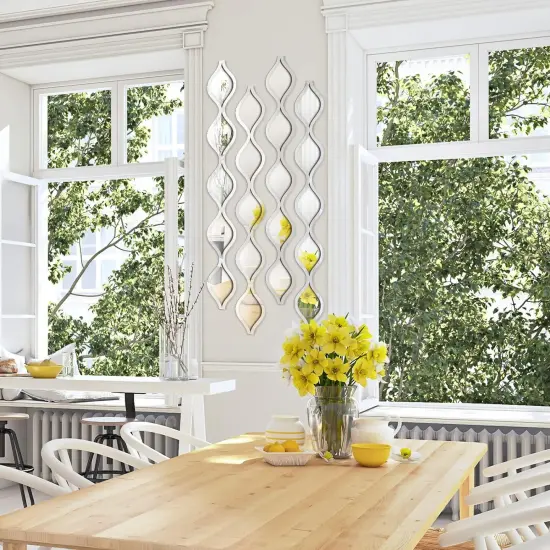 Teardrop Mirror Wall Art Decorative Mirror Wall {4}