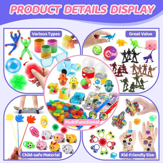 350pcs Party Favors for Kids {3}