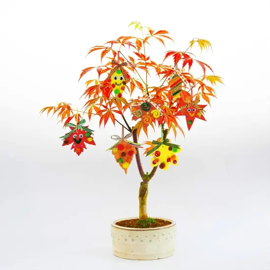 48 Sets Fall Craft Kits Fall Leaves Ornaments {2}