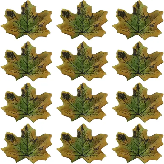 500Pcs Artificial Maple Leaves {4}