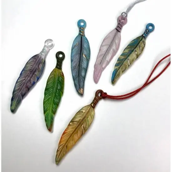 6.25" x 3" x 1.5" Holey Feather Glass Fusing Mold {3}