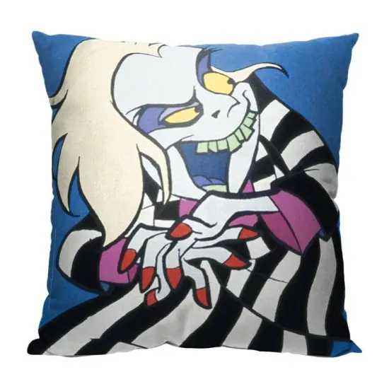 Warner Brothers Beetlejuice 18 Inch Throw Pillow Animated Beetle {1}