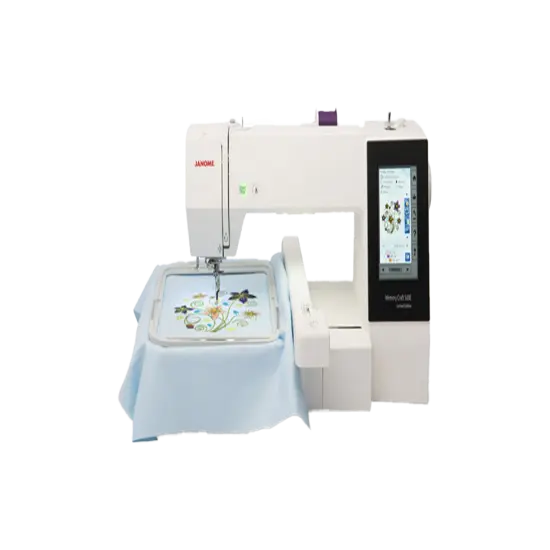 Janome Memory Craft 500E Limited Edition Embroidery Machine 11x7.9 w/Bonus Bundle B {1}