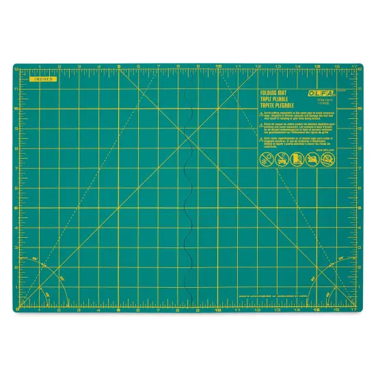 Olfa Folding Cutting Mat - 12" x 17" {1}