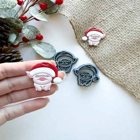 CHRISTMAS PIG | CHRISTMAS 2024 | CLAY CUTTER {3}