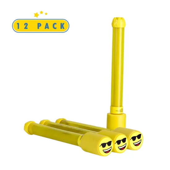 Toyrifik 12 Pack Emoticon Blaster Water Guns-Bulk Pack Water Shooters for Summer Party Favor or Activity Fun for Kids {1}