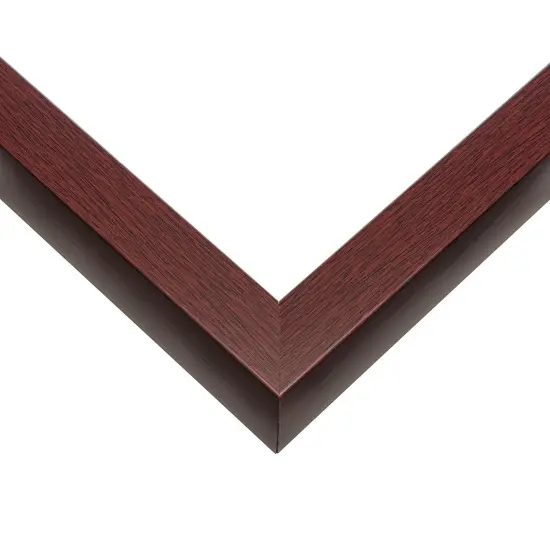 Panoramic Shadow Box 1.5" Depth Brown Picture Frame - UV Acrylic, Backing, Hanging Hardware {4}