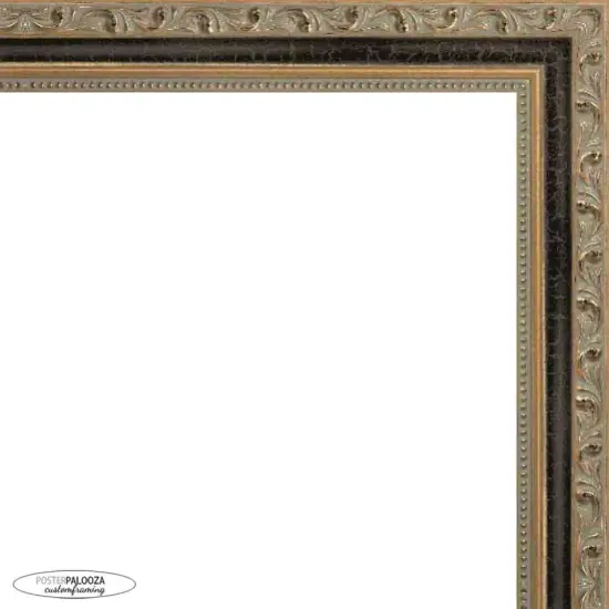 Square Classic Gold Picture Frame - UV Acrylic, Foam Board Backing, Hanging Hardware {2}