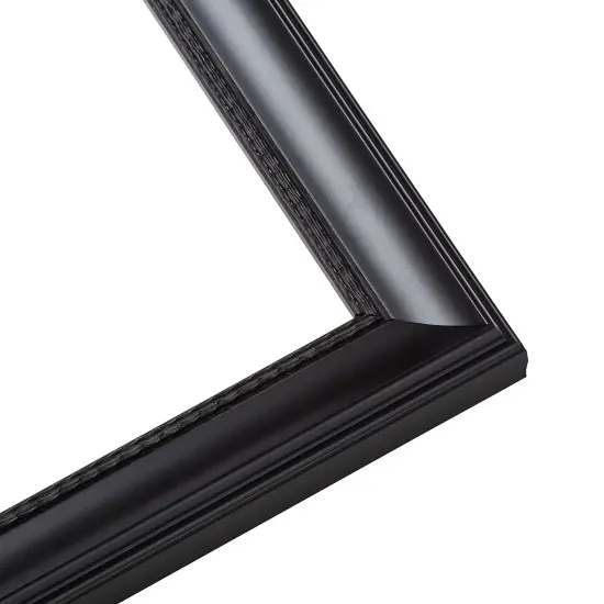 Panoramic Linear Black Picture Frame - UV Acrylic, Foam Board Backing, Hanging Hardware {4}