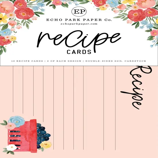 Echo Park Recipe Cards-Summer {2}