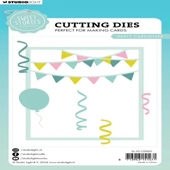 Studio Light Sweet Stories Cutting Die-Nr. 820, Party Cardshape {3}