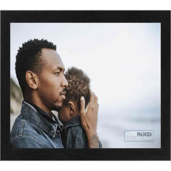 Square Classic Modern Grey Picture Frame - UV Acrylic, Foam Board Backing, Hanging Hardware {5}