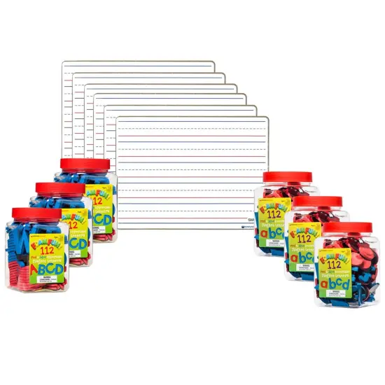 Magnetic Letters Literacy Center Bundle {1}