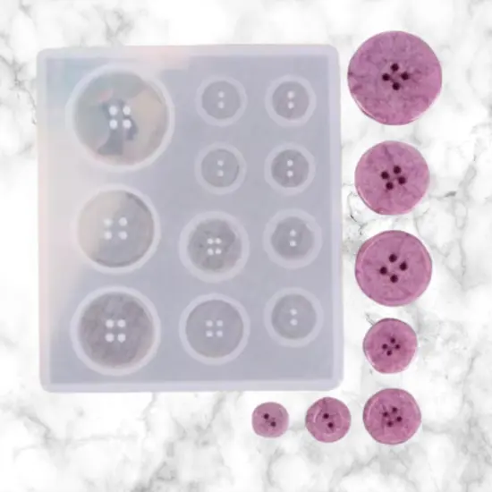 Button Silicone Mold 2 {5}