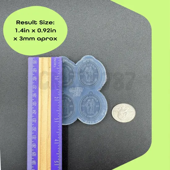 Concho DTMF bad Bunny Silicone Mold (D14) {2}