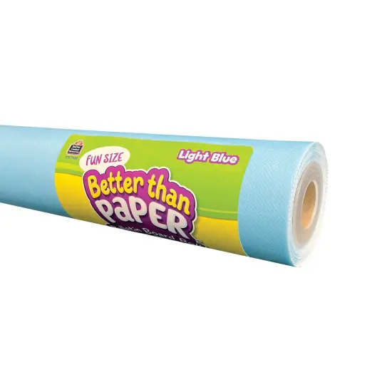 Fun Size Better Than Paper&reg; Bulletin Board Roll, 18" x 12', Light Blue {1}