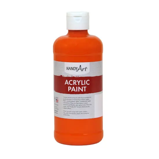 Acrylic Paint 16 oz, Chrome Orange {1}