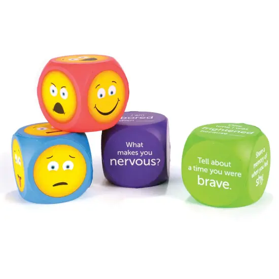Soft Foam Emoji Cubes {1}