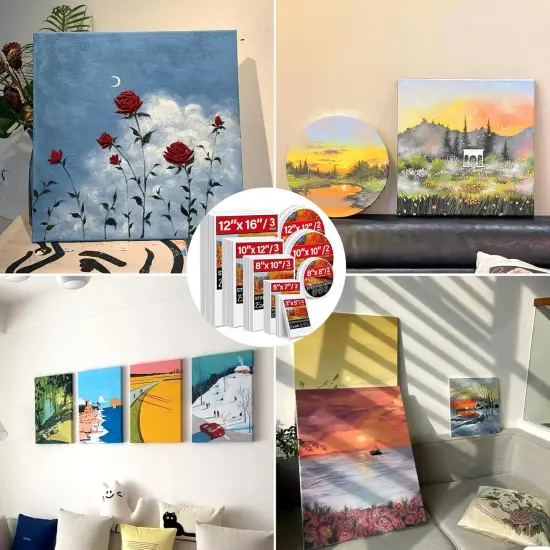 Primed Blank Canvas for Oil {6}