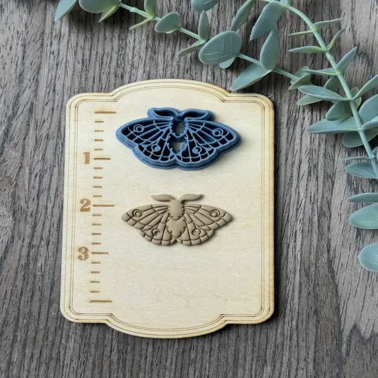 FURRY MOTH | FANTASY | CLAY CUTTER {1}