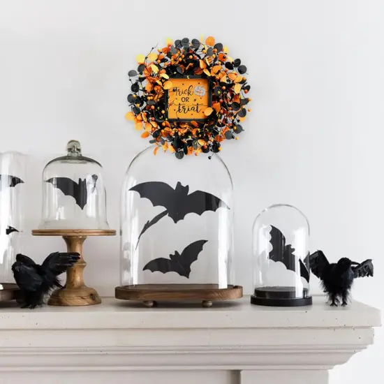 Halloween Wreath for Front Door {4}