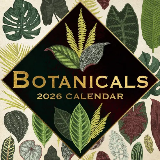 The Gifted Stationary 2026 Square Wall Calendar, Botanicals, 16-Month Arts & Antiques Theme Hanging Calendar with 180 Reminder Stickers, Month Planner for Home and Creative Spaces, 12x12 In Multicolor {1}