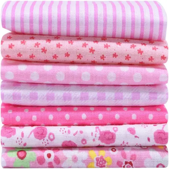 Precut Fabric, 56 pcs/lot Top Cotton 9.8" x 9.8" (25cm x 25cm) Squares Patchwork {4}
