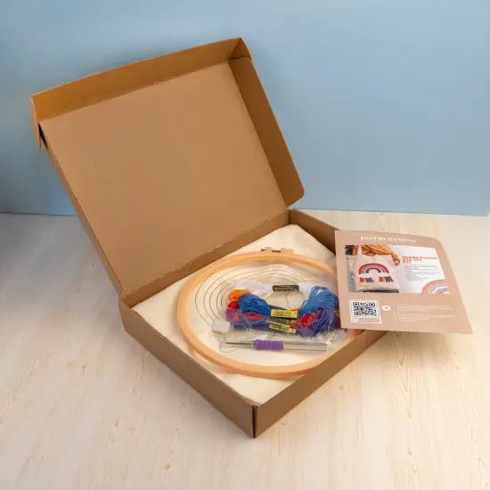 John Bead Needle Punching Bag DIY Kit, 17pcs {5}