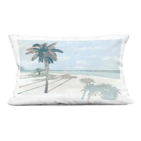Stupell Industries Ocean Dream Palm Tree Decorative Printed Throw Pillow design by Errico & Slyp, 14 x 7 x 20 {1}