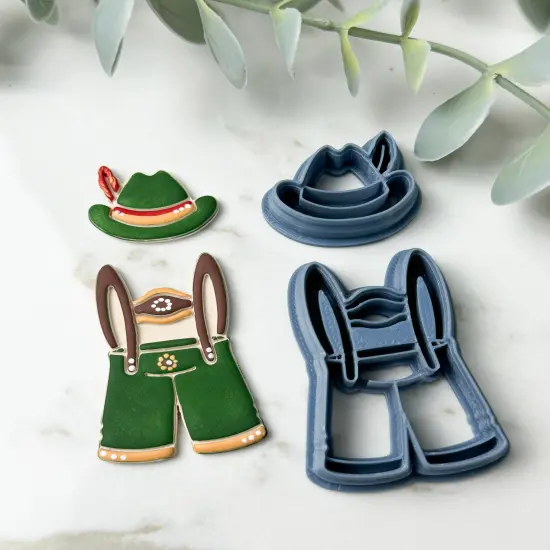 Lederhosen & Hat | Oktoberfest | Clay Cutters {1}