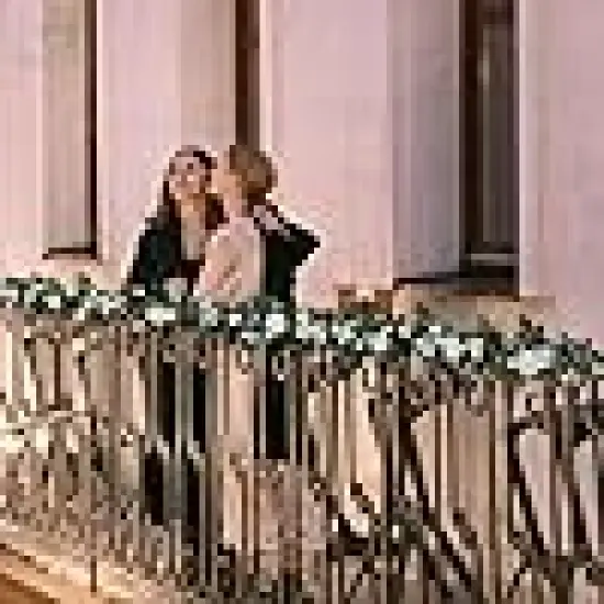 Rose Flower Garland with Lights for Wedding Arch {5}