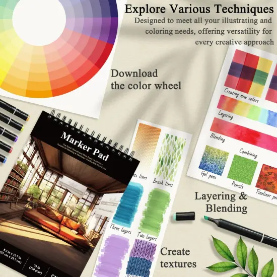 Marker Paper Sketchbook {4}