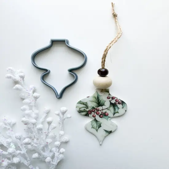 BUBBLE THIN ORNAMENT | CLAY CUTTER {1}