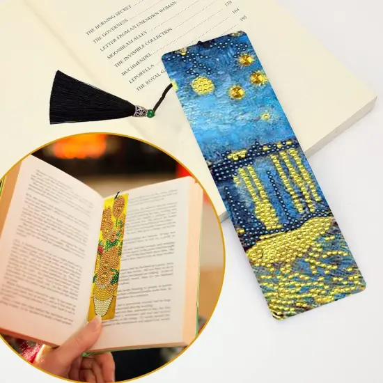 DIY Crystal Diamond Art with Tassel Bookmark Kit {4}