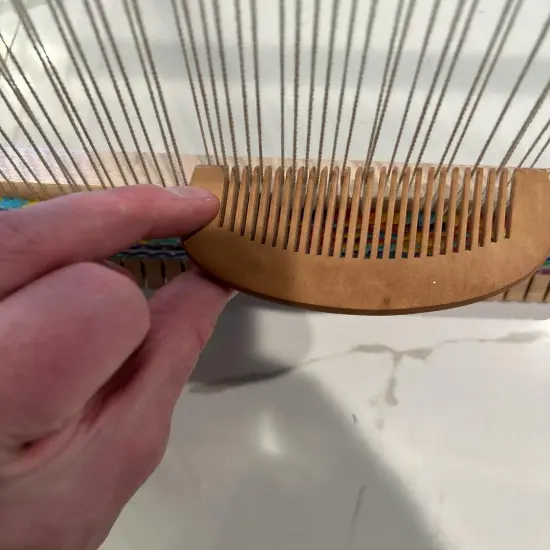 Solid Wood Table-top Weaving Loom for Aspiring hobbyists. {4}