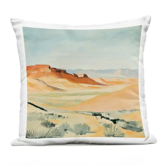 Stupell Industries Desert Mounds Landscape Outdoor Pillow, 18 x 7 x 18 {1}