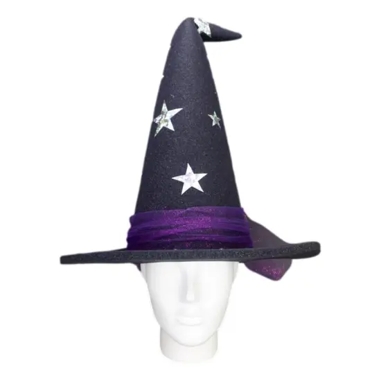 Edge Collections - Black - Versatile Witch Hat for Parties and Events! {1}