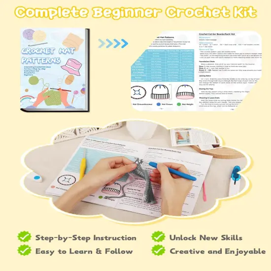 Hat Crochet Kit {4}
