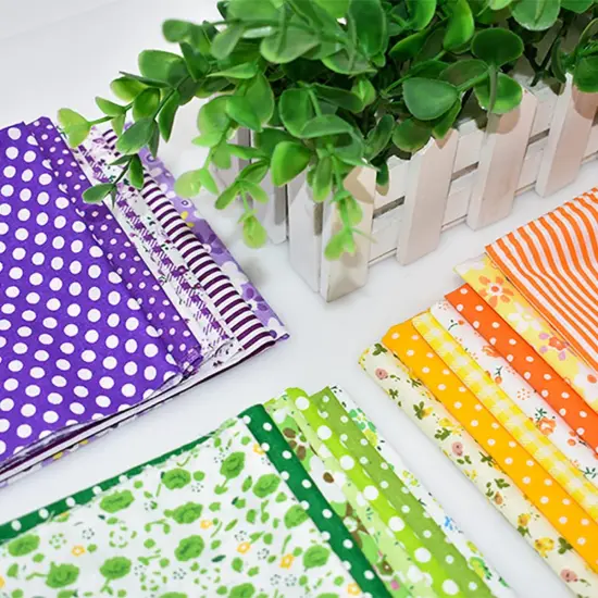 42 Pcs 9.8 x 9.8 Inches Cotton Pre-Cut Fabric Sewing Patchwork {5}