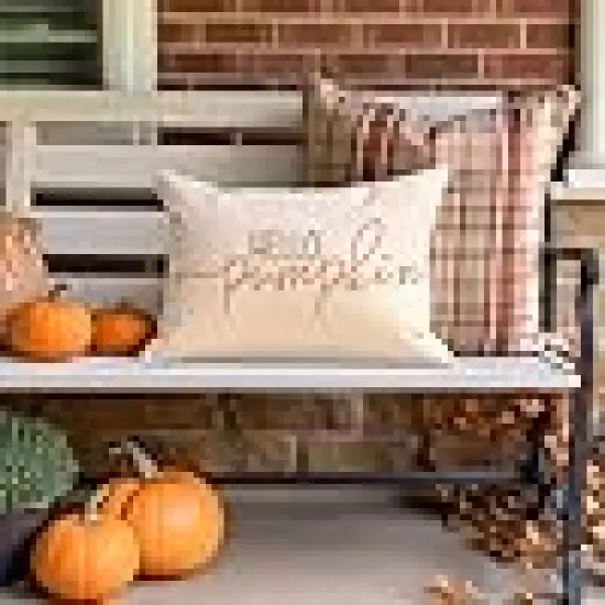 ushion Cover Farmhosue Fall Decor {4}