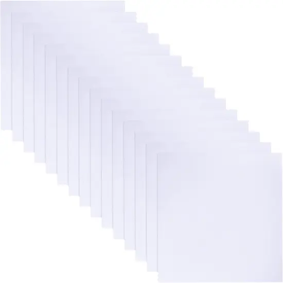 20 Pcs 10x10 Inch White Cotton Fabric Squares Precut {1}