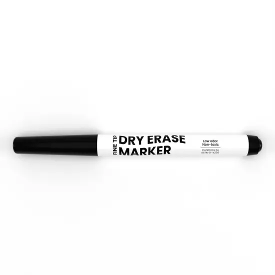 Fine Tip Black Dry Erase Markers &ndash; 250 Count {2}