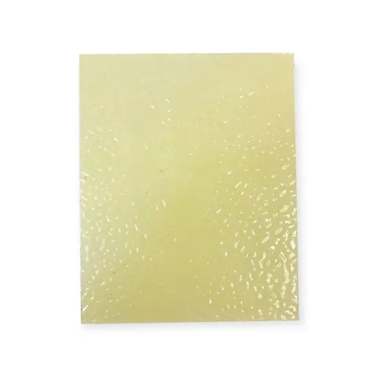 Wissmach CITRON English Muffle Stained Glass Sheet &ndash; Vintage Ripple Textured Art Glass for Mosaics, Panels, Lamps & DIY Crafts | Hand-selected by The Little Flowers {3}