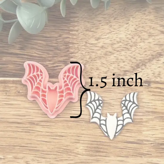 BAT SPIDERWEB WINGS | HALLOWEEN 2023 | CLAY CUTTER {2}