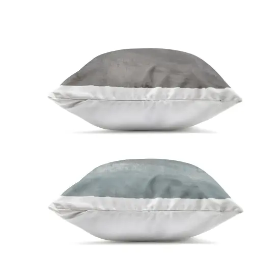Stupell Industries Dark Earth & Sea 2 Piece Outdoor Printed Pillow Set design by Hannah Dawson, 18 x 7 x 18 {3}