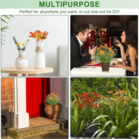 Silk Artificial Flowers Coreopsis Faux Flowers {5}