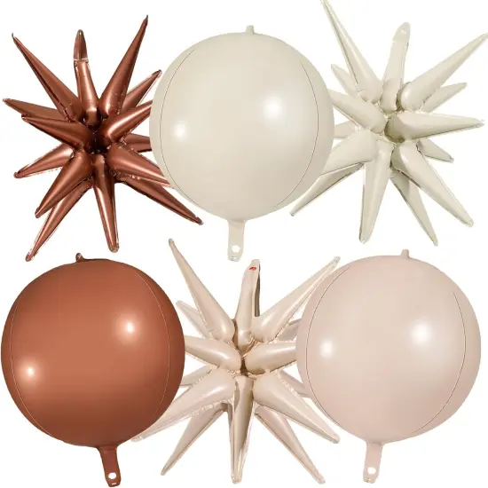 Large Cream Beige Balloon for Birthday Party Supplies {1}
