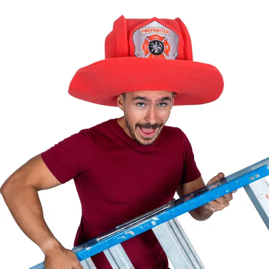 Edge Collections - Red - Eye-Catching Firefighter Party Hat! {1}