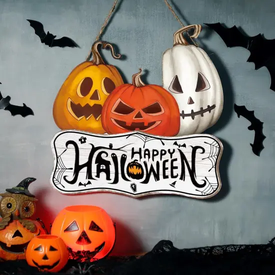 Halloween Welcome Door Sign Skeleton {2}