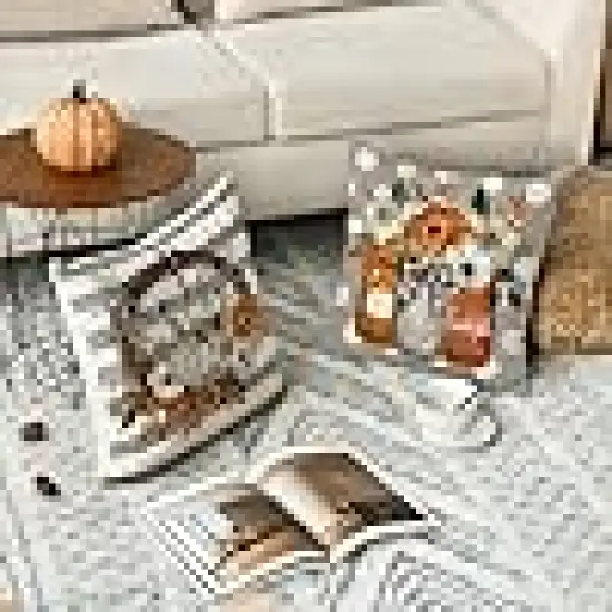 colorlife Fall Pumpkin Floral Eucalyptus {5}